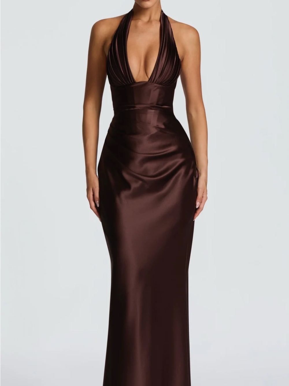 Babyboo - Elowen Maxi Dress Plum Brown